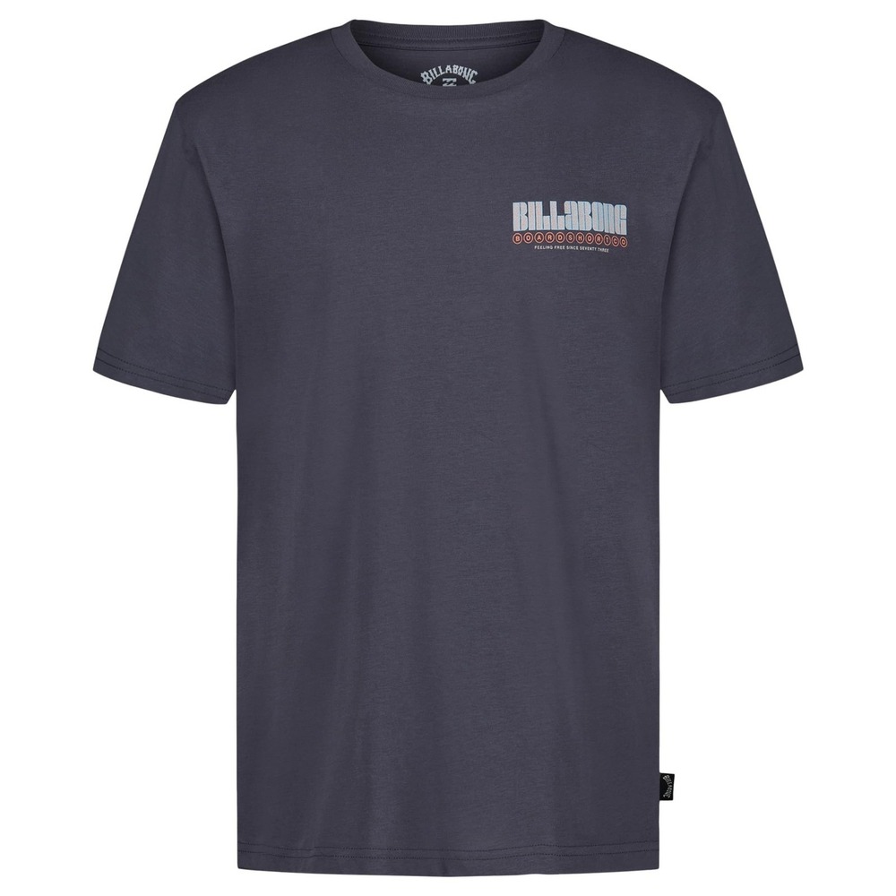 NWT Billabong Boys Premium Short Sleeve‎ Graphic Tee Charcoal Broadsheet M 10/12